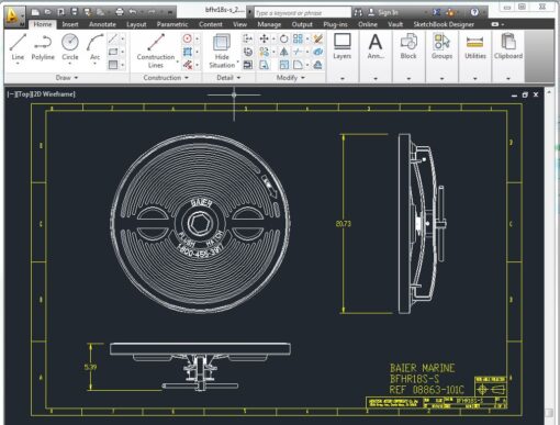 Round Cut Out Dimensions