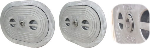 Watertight Hatch | Low Profile, QuickActing | Oval 15" X 24" | Aluminum - Image 5