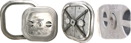 Watertight Hatch | Low Profile, QuickActing | Square 24" X 24" | Aluminum - Image 5