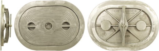 Flush Deck Hatch | Hex Centerbolt | Oval 15" X 24" | Aluminum, Steel - Image 4
