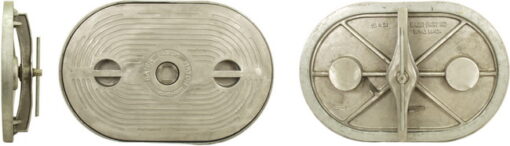Flush Deck Hatch | Hex Centerbolt | Oval 15" X 24" | Aluminum, Steel - Image 5