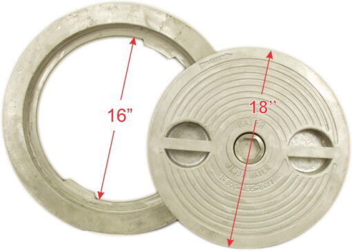 Flush Deck Hatch | Hex CenterBolt | Round 16" | Aluminum, Steel - Image 5