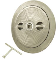 Flush Deck Hatch | Hex Centerbolt | Round 18" | Aluminum, Steel