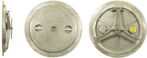 Flush Deck Hatch | Hex Centerbolt | Round 24" | Aluminum, Steel - Image 4