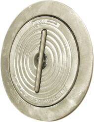 Flush Hatch | Pull-up T-Handle | Round 8" | Aluminum