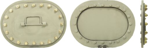 Manhole - 15" X 23" 20-Bolt - Weld Bolt - Image 4