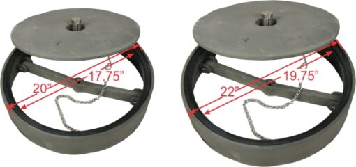 Single Bolt Style: Round - 20” & 22” - Image 6