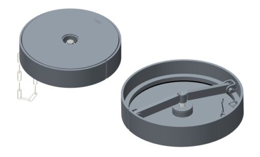 Single Bolt Style: Round - 20” & 22”