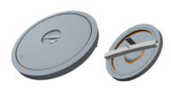 T-Bolt Style:  Round - 18” & 24”
