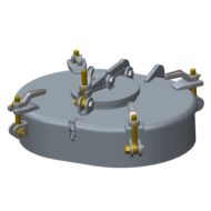 Multi-Dog Combo Hatch: Oval - 4 Dog w/ Ullage
